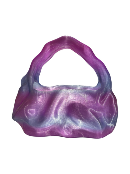 big bag cosmic water lila azul glitter
