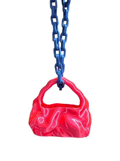 big bag cosmic water lila azul glitter