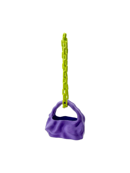 big bag cosmic water lila azul glitter