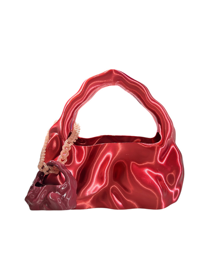 bolso grande cosmic water vino seda