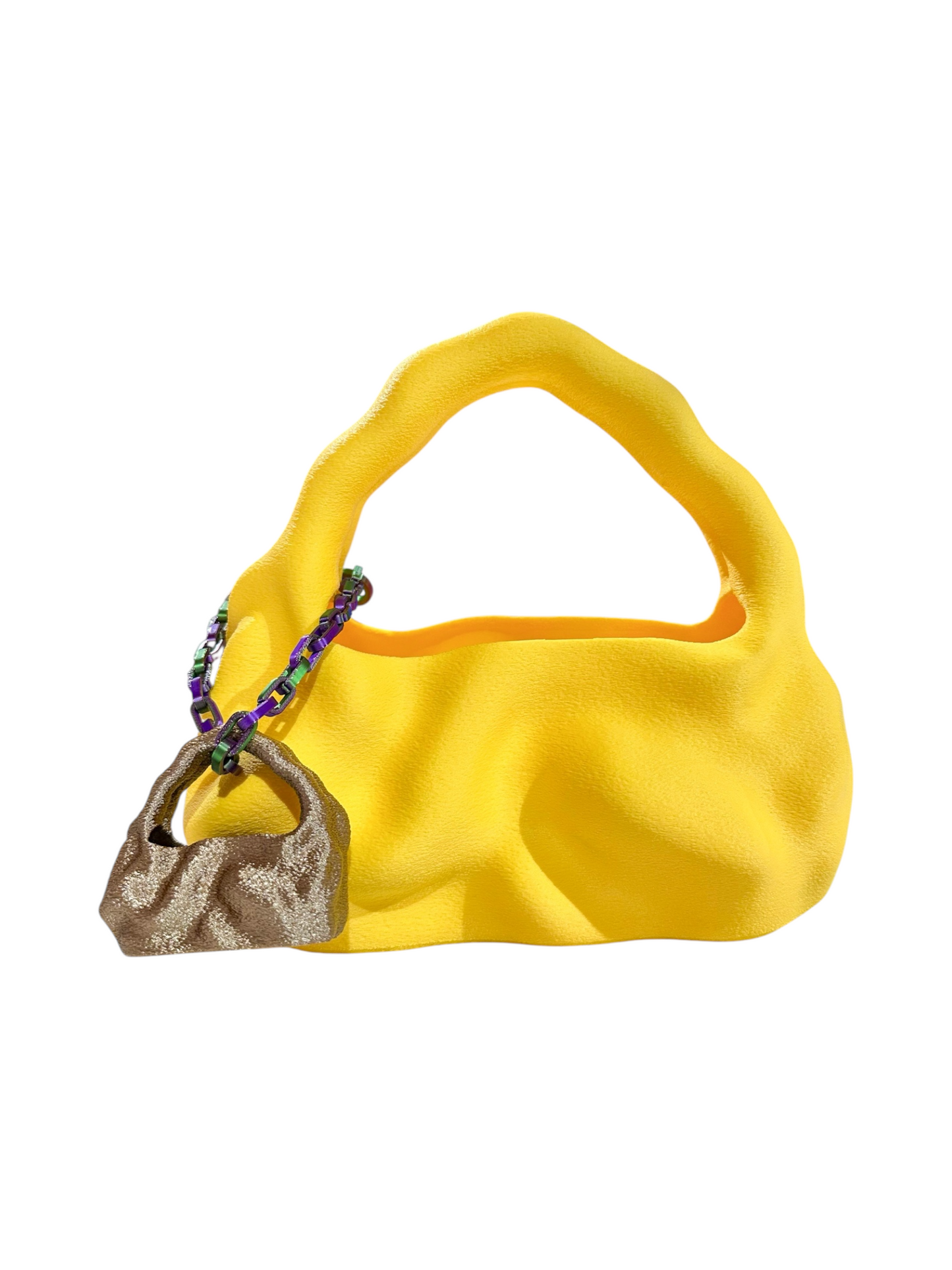 bolso grande cosmic water amarillo