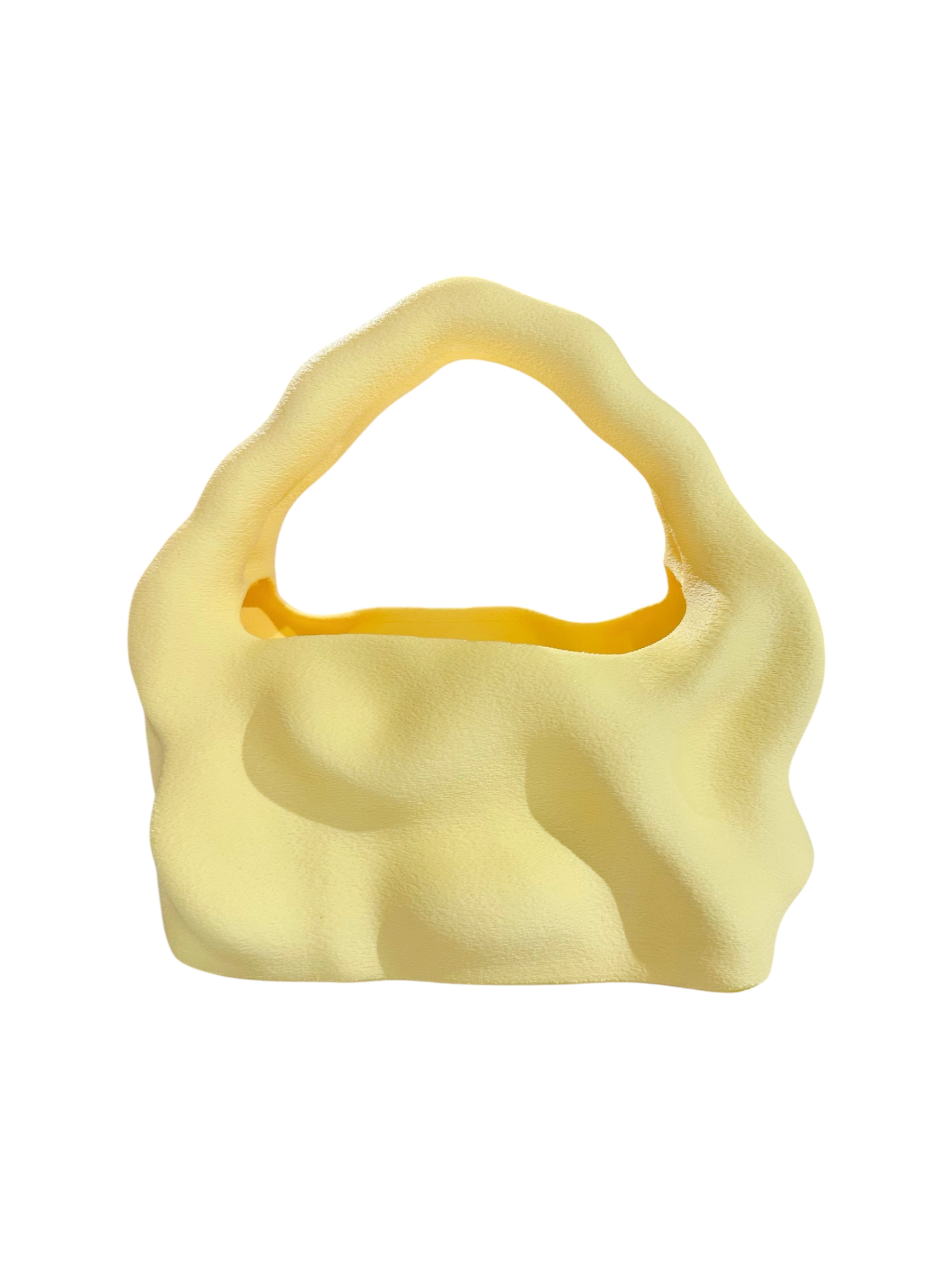 bolso grande cosmic water butter yellow fuzzy