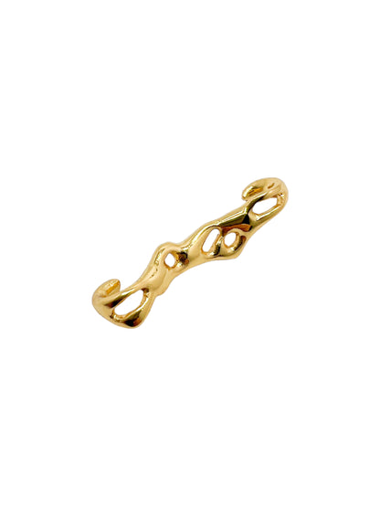 ear cuff irregular cosmic water gold