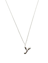 cadena letra cosmic water silver